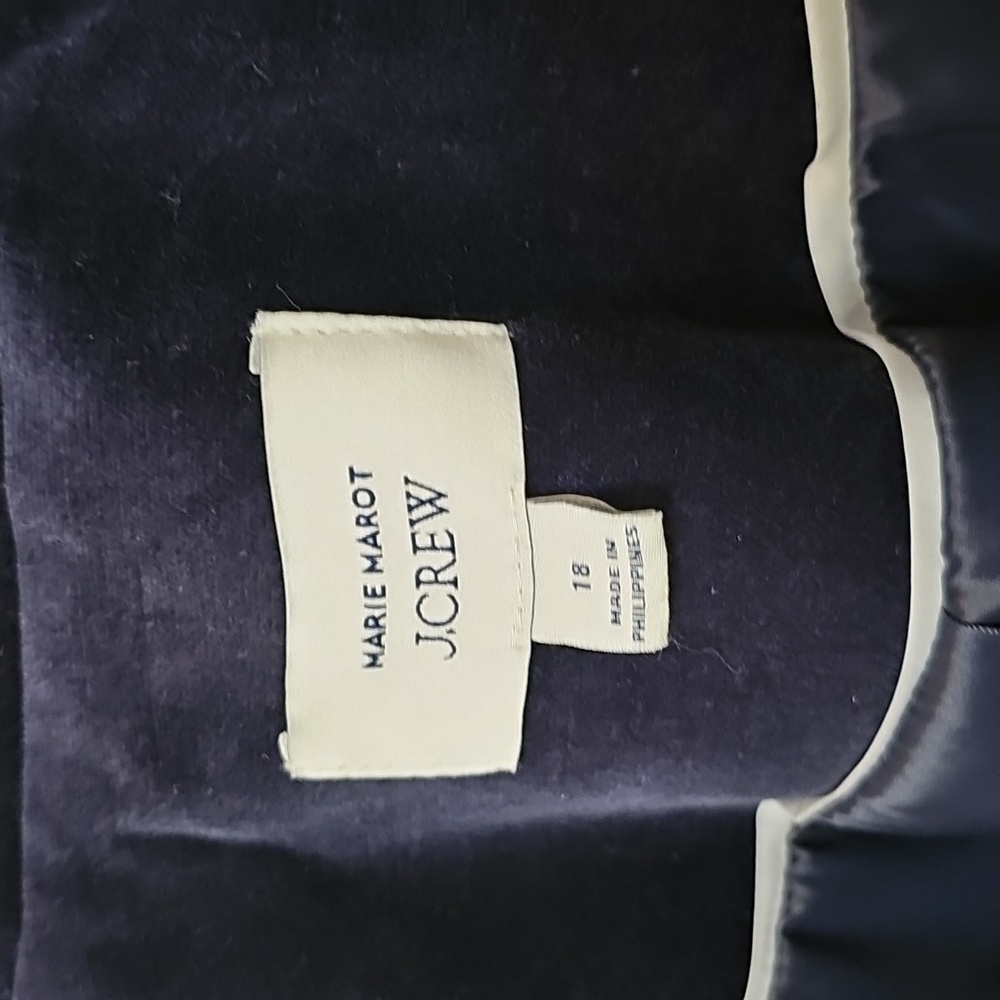 J. Crew x Marie Mormot Velvet Blazer - Picture 4 of 12